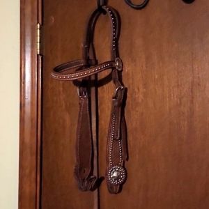 Western headstall, horse size